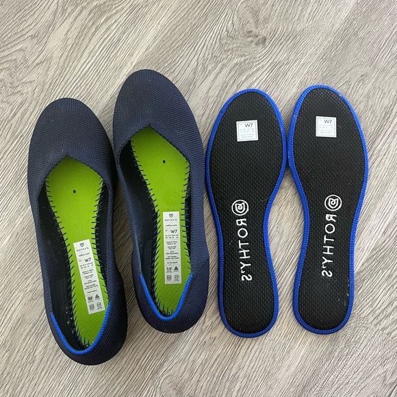Navy Rothys Size 7 - Picture 4 of 6
